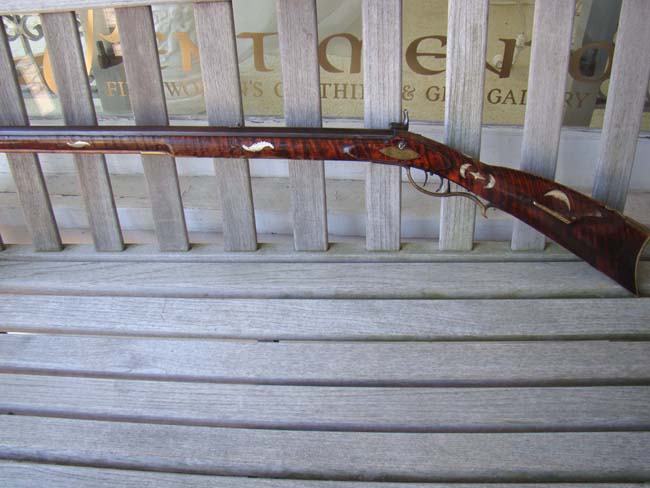 A Kentucky rifle in original percussion by Adam Daniels of Snyder County, PA., circa 1845 — image 6